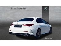 Usado Mercedes C200 AMG line 163 CV (119 kW) 2024 Blanco Berlina
