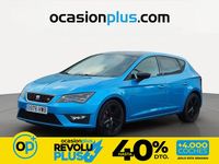 Usado Seat Leon FR 150 CV (110 kW) 2014 Azul Utilitario