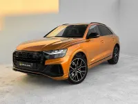 Usado Audi Q8 S-Line 286 CV (210 kW) 2020 Naranja SUV