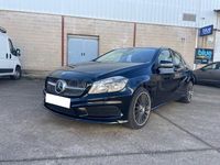 Usado Mercedes A180 AMG line 109 CV (80 kW) 2016 Negro Berlina
