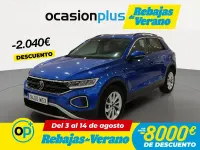 Usado VW T-Roc Life 110 CV (80 kW) 2024 Azul SUV