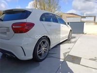 Usado Mercedes A200 AMG line 136 CV (100 kW) 2016 Blanco Berlina