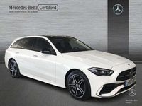 Usado Mercedes C300 AMG line 204 CV (150 kW) 2022 Blanco Familiar
