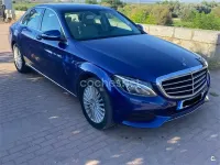 Usado Mercedes C220 Exclusive 170 CV (125 kW) 2014 Azul Berlina