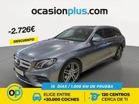 Usado Mercedes E220 194 CV (142 kW) 2019 Gris Familiar