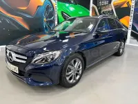 Usado Mercedes C200 160 CV (117 kW) 2018 Azul Familiar