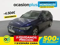 Usado VW Golf VII Life 115 CV (84 kW) 2021 Azul Utilitario