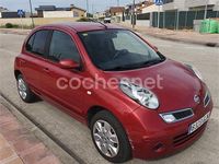 Usado Nissan Micra Acenta 88 CV (64 kW) 2008 Granate Berlina