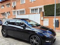 Usado Seat Leon FR 150 CV (110 kW) 2016 Negro Berlina