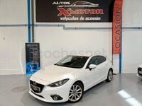 Usado Mazda 3 Luxury 150 CV (110 kW) 2015 Blanco Berlina