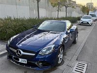 Usado Mercedes SLC200 184 CV (135 kW) 2016 Azul Descapotable