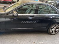 Usado Mercedes C220 Avantgarde 170 CV (125 kW) 2011 Negro Berlina