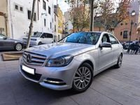 Usado Mercedes C180 Elegance 156 CV (114 kW) 2013 Gris / plata Berlina