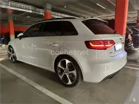 Usado Audi A3 S-Line 110 CV (80 kW) 2015 Blanco Berlina
