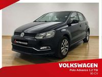 Usado VW Polo Advance 90 CV (66 kW) 2015 Negro Utilitario