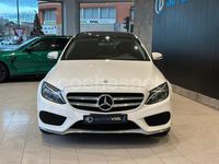 Usado Mercedes C250 AMG line 204 CV (150 kW) 2016 Blanco Familiar