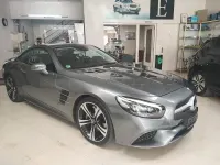 Usado Mercedes SL400 367 CV (269 kW) 2016 Gris / plata Descapotable