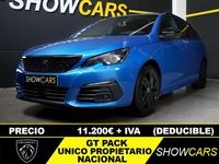 Usado Peugeot 308 SW GT 131 CV (96 kW) 2021 Azul Familiar
