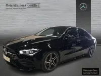 Usado Mercedes CLA180 AMG line 136 CV (100 kW) 2022 Negro noche Coupe