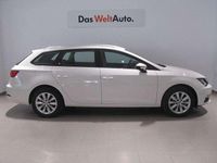 Usado Seat Leon ST Style 116 CV (85 kW) 2020 Blanco Familiar