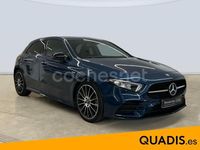 Usado Mercedes A180 AMG line 136 CV (100 kW) 2021 Azul Berlina