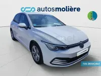 Usado VW Golf VIII Life 110 CV (80 kW) 2023 Blanco Berlina