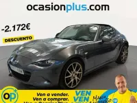 Usado Mazda MX5 132 CV (97 kW) 2018 Gris Descapotable