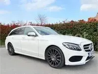 Usado Mercedes C220 AMG 170 CV (125 kW) 2017 Blanco Familiar