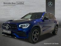 Usado Mercedes GLC200 AMG line 163 CV (119 kW) 2020 Azul brillante SUV