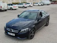 Usado Mercedes C300 AMG line 231 CV (169 kW) 2015 Azul Berlina