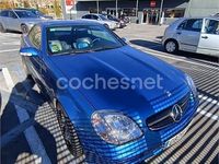 Usado Mercedes SLK200 163 CV (119 kW) 2001 Azul Descapotable
