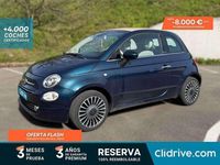 Usado Fiat 500C Lounge 69 CV (50 kW) 2018 Azul Descapotable