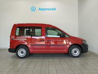 Usado VW Caddy 102 CV (75 kW) 2020 Rojo Monovolumen