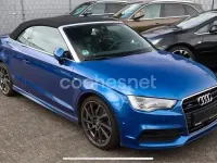 Usado Audi A3 Cabriolet S-Line 184 CV (135 kW) 2016 Azul Descapotable