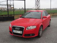 Usado Audi A4 143 CV (105 kW) 2008 Rojo Berlina