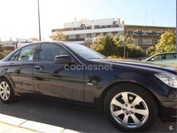 Usado Mercedes C200 Elegance 136 CV (100 kW) 2011 Negro Berlina