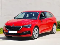 Usado Skoda Scala Monte Carlo 110 CV (80 kW) 2021 Rojo Utilitario