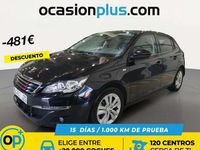 Usado Peugeot 308 Style 131 CV (96 kW) 2017 Negro Utilitario