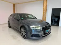 Usado Audi A3 S-Line 150 CV (110 kW) 2017 Gris / plata Berlina