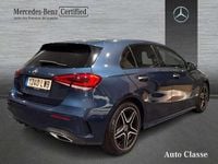 Usado Mercedes A200 AMG line 150 CV (110 kW) 2022 Azul Berlina