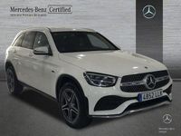 Usado Mercedes GLC300e AMG line 306 CV (225 kW) 2021 Blanco polar