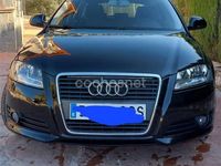Usado Audi A3 Sportback Attraction 105 CV (77 kW) 2010 Negro Utilitario