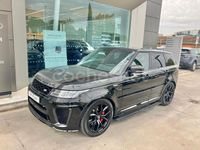 Usado Land Rover Range Rover Sport SVR 575 CV (422 kW) 2018 Negro SUV