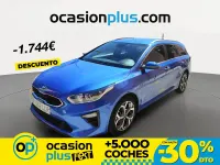 Usado Kia Ceed 136 CV (100 kW) 2020 Azul Utilitario