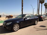 Usado Mercedes C200 Elegance 136 CV (100 kW) 2011 Negro Berlina
