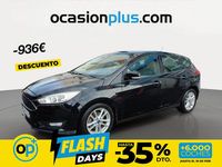 Usado Ford Focus Trend+ 125 CV (91 kW) 2016 Negro Berlina