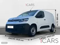 Usado Citroën Berlingo 100 CV (73 kW) 2021 Blanco Monovolumen