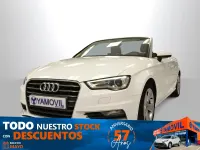 Usado Audi A3 Ambition 110 CV (80 kW) 2015 Blanco Descapotable