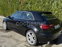 Usado Audi A3 S-Line 125 CV (91 kW) 2015 Negro Berlina