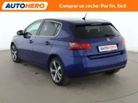 Usado Peugeot 308 Allure 131 CV (96 kW) 2018 Azul Utilitario